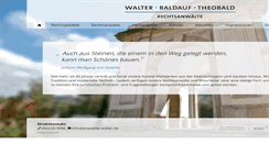 Desktop Screenshot of anwaelte-walter.de